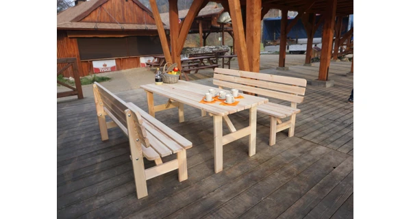 Lavice dřevěná Viking 180 cm