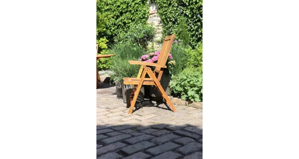 Zahradní set Viet - akácie (1x stůl + 6x židle)