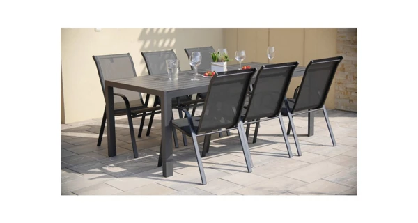 Zahradní set Viking XL (1x stůl + 6x židle Ramada)