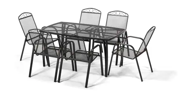 Zahradní stůl Lana steel 150 x 90 cm