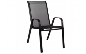 Zahradní židle Ramada - černá, 6 ks