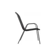 Zahradní židle Ramada - černá, 6 ks