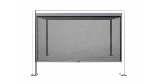 Zástěna Marimex 3 m pro bioklimatickou pergolu, tmavě šedá