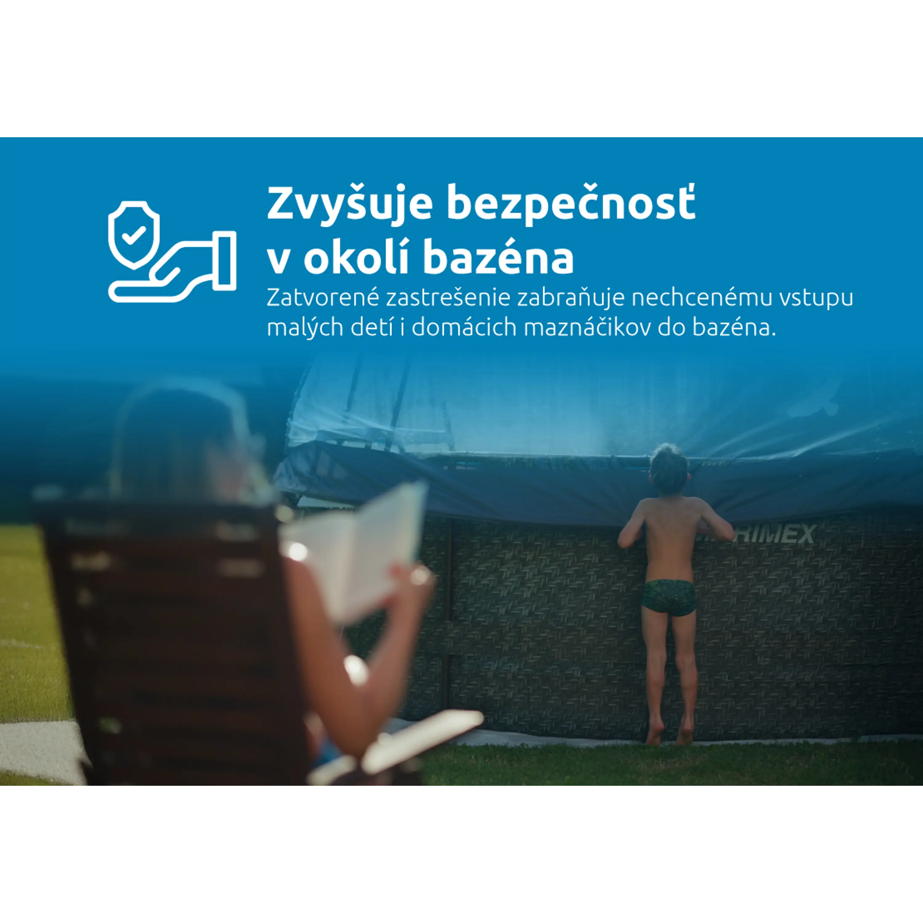 Marimex | Zastřešení Marimex Pool House Control - 3,05 m pro rámové bazény | 10970565 Obrázek